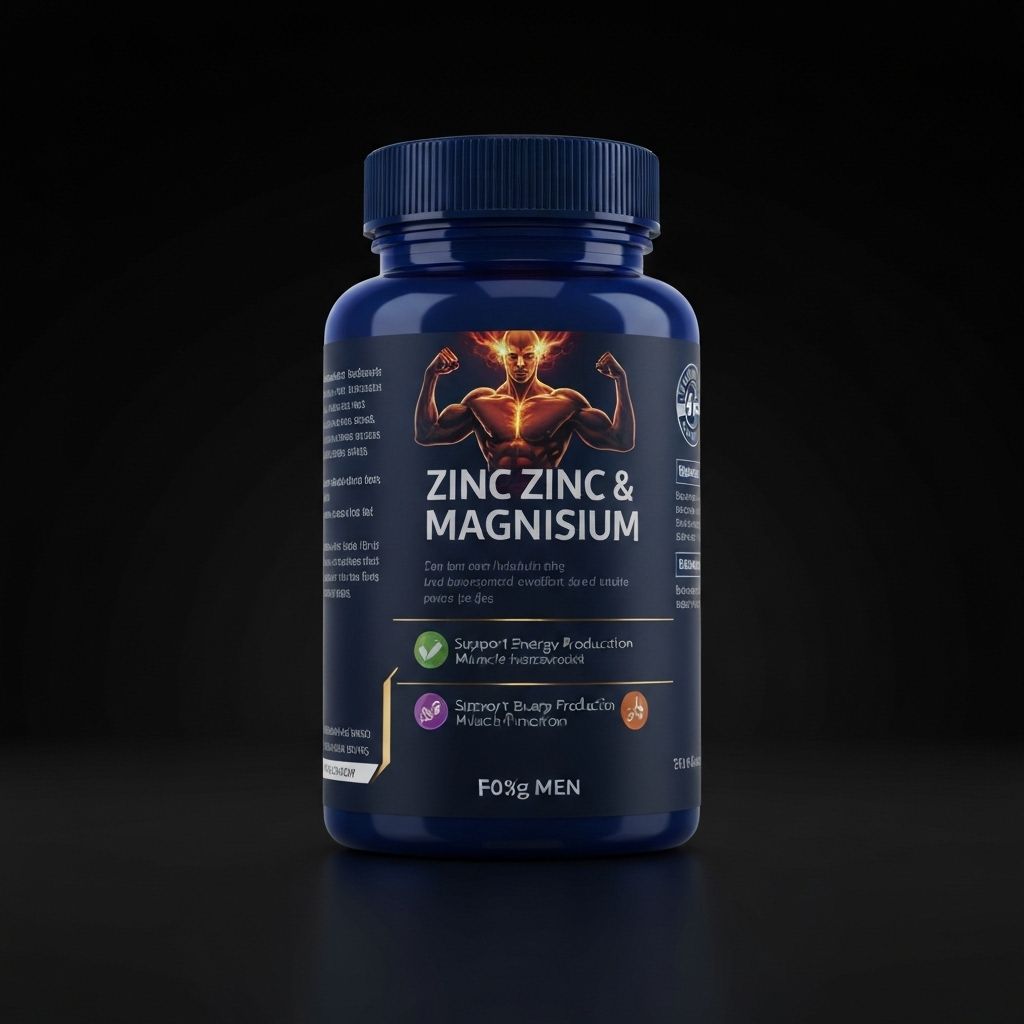 Men's zinc and magnesium supplement