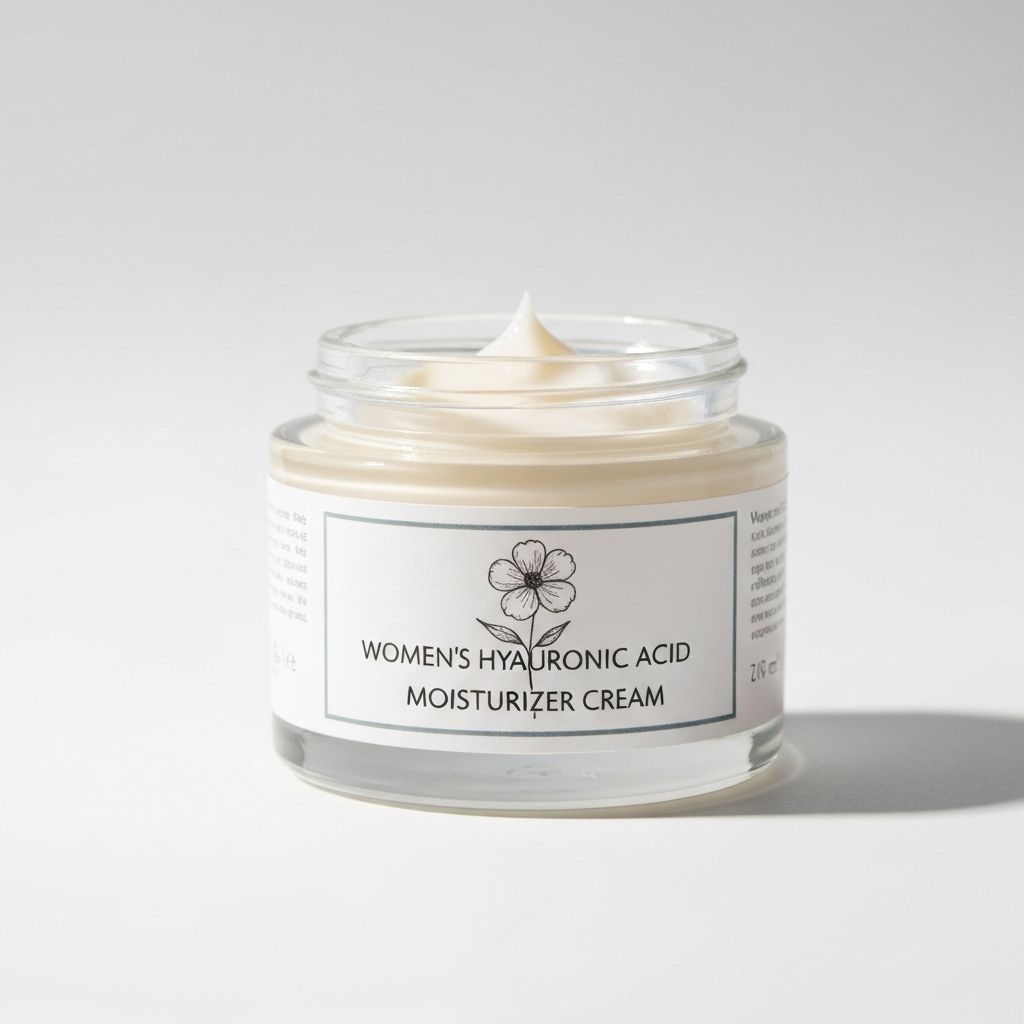 Women's hyaluronic acid face cream